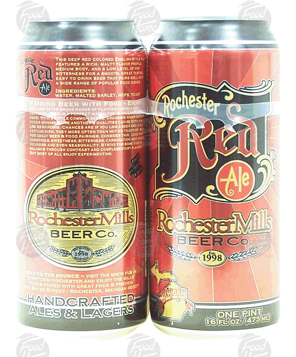 Rochester Mills Beer Co. Rochester Red ale, 1-pint Full-Size Picture